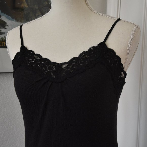 Worthington Brown Lace Stretch Camisole with Adjustable Straps Size S - Picture 3 of 7